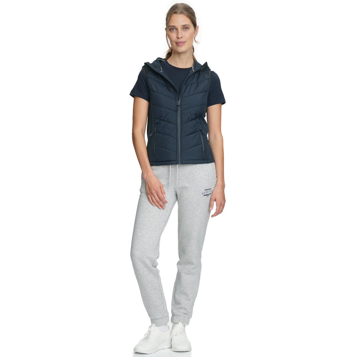 Damen Sport-Weste mit Kapuze