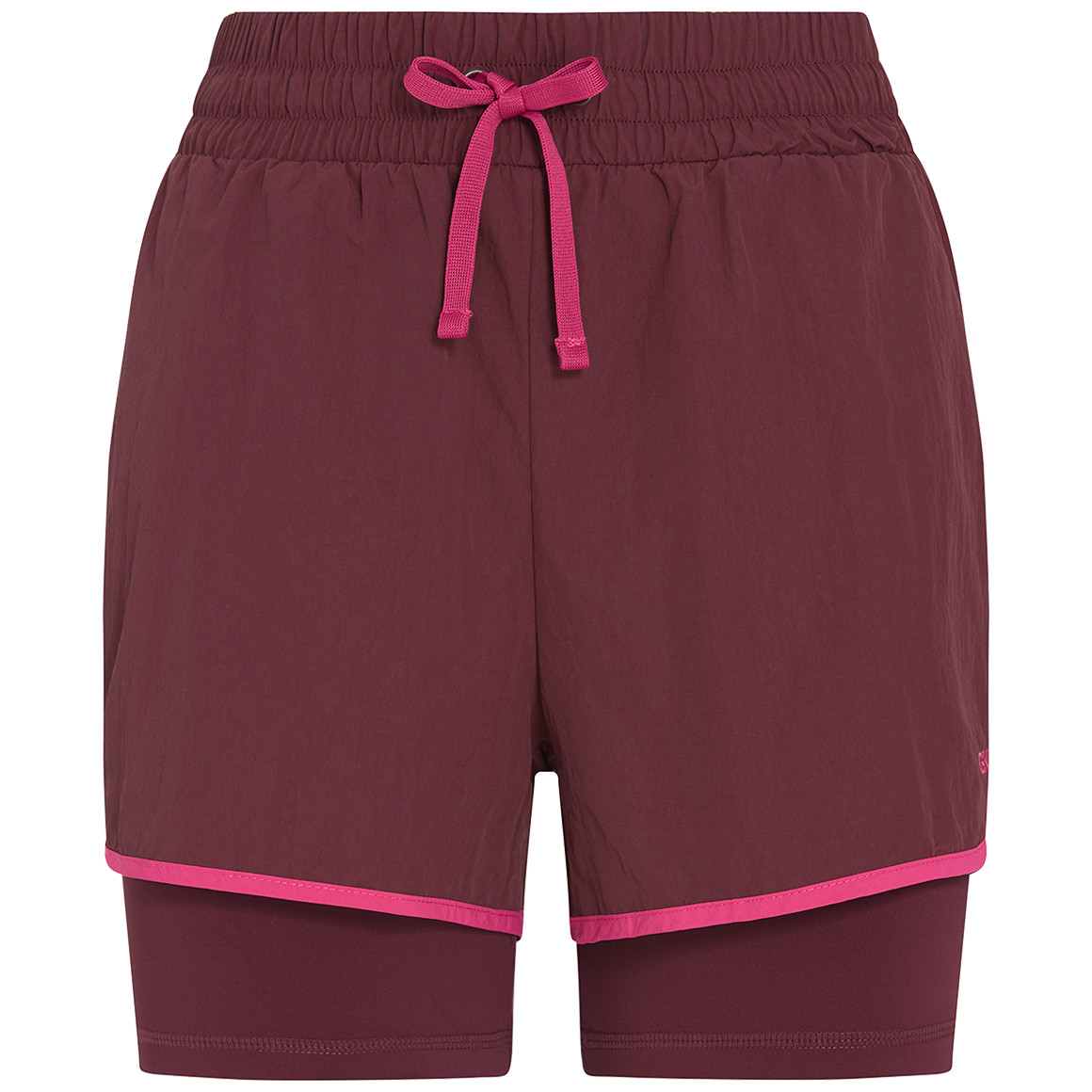 Damen Sport-Shorts zweilagig