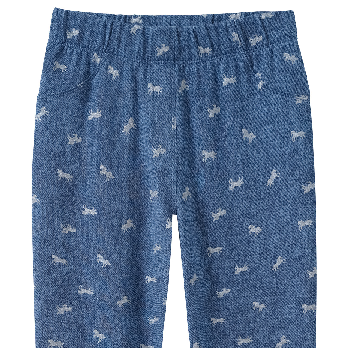 Mädchen Jeggings mit Pferde-Print