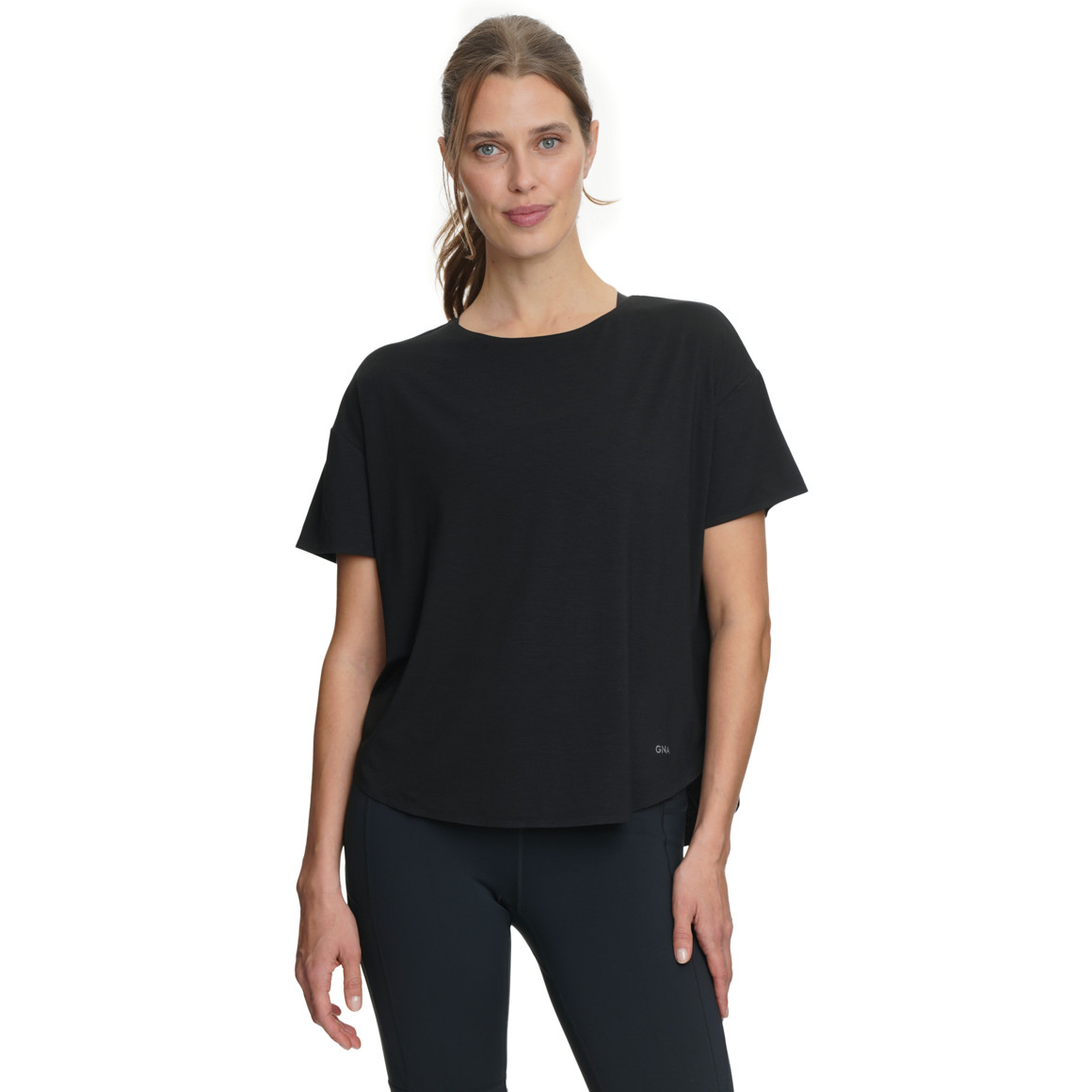 Damen Sport T-Shirt unifarben