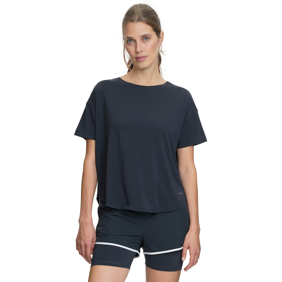 Damen Sport T-Shirt unifarben