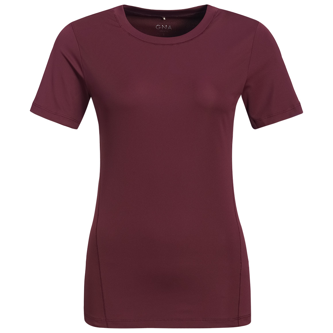 Damen Sport T-Shirt unifarben