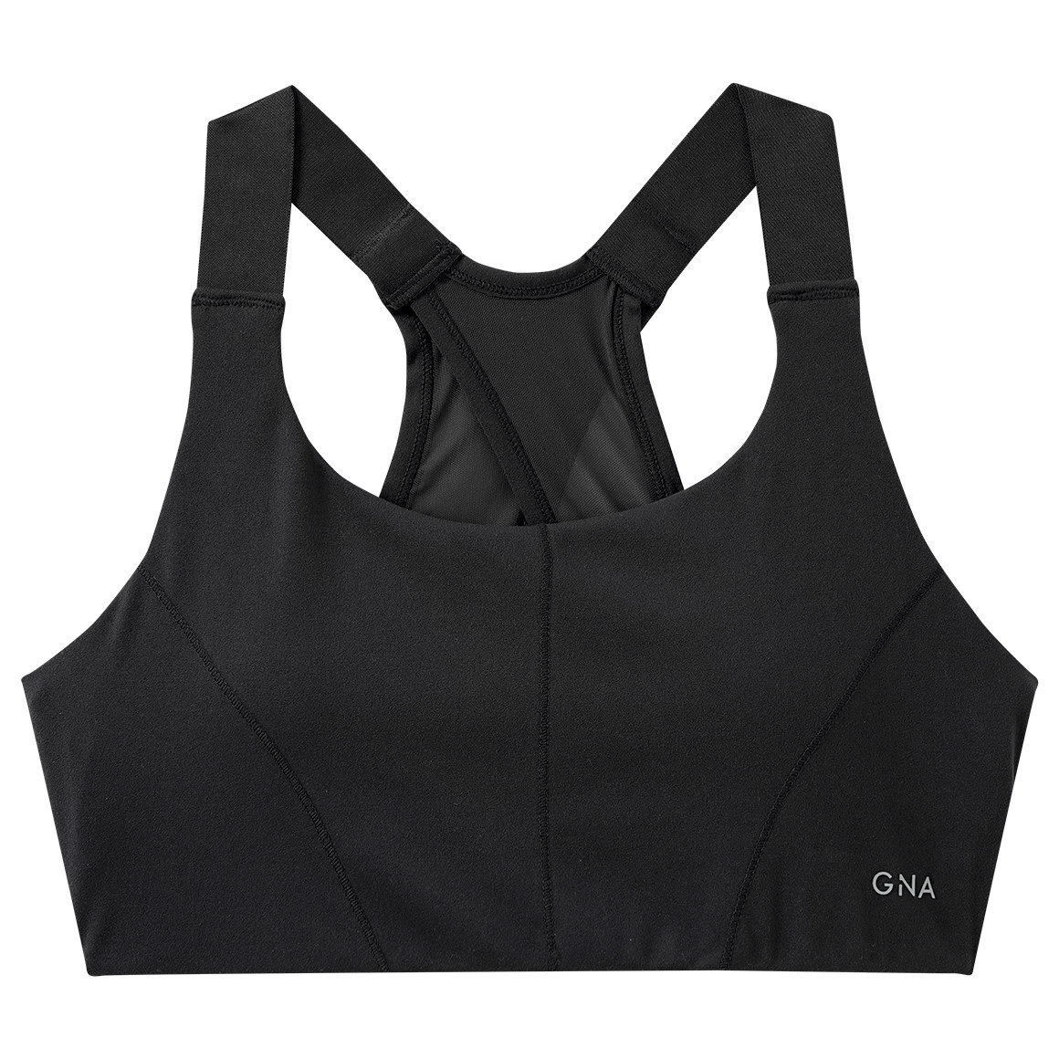 Damen Sport-Bustier unifarben