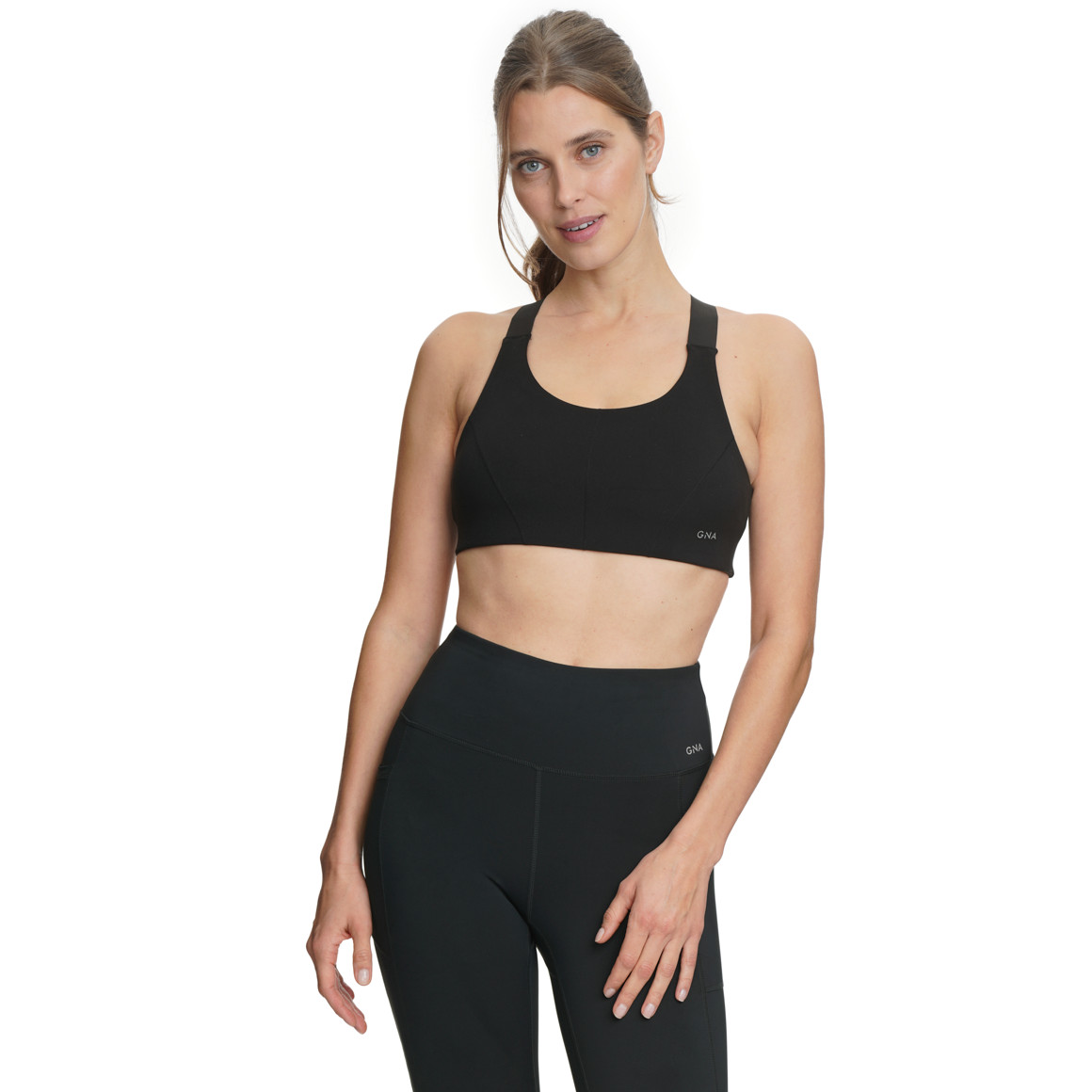Damen Sport-Bustier unifarben