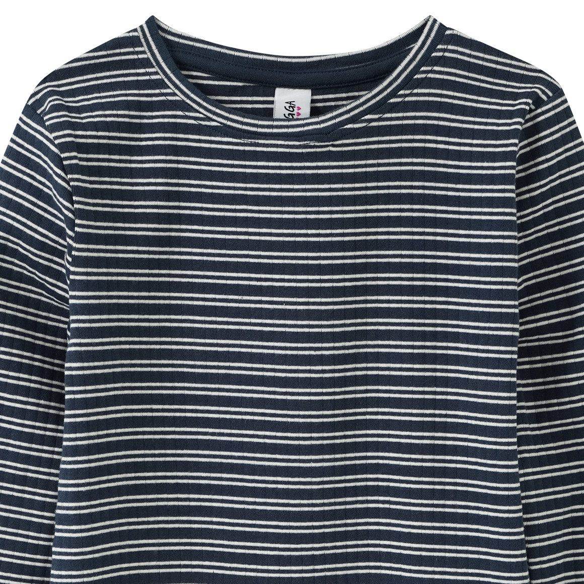 Mädchen Langarmshirt im Streifen-Look