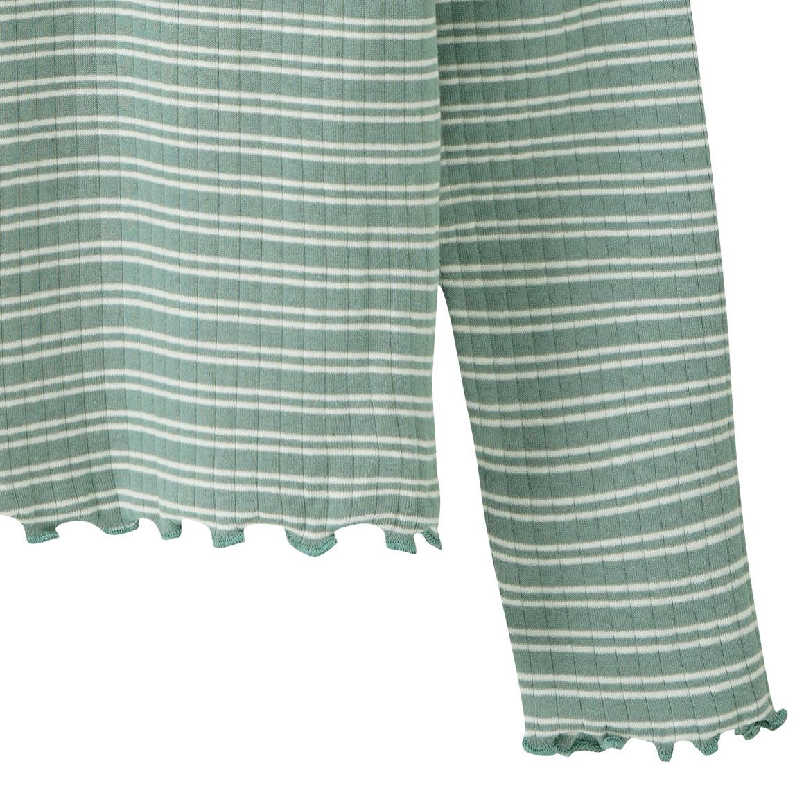 Mädchen Langarmshirt im Streifen-Look