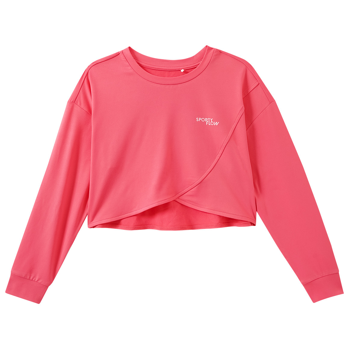 Mädchen Sport-Shirt im Lagen-Look