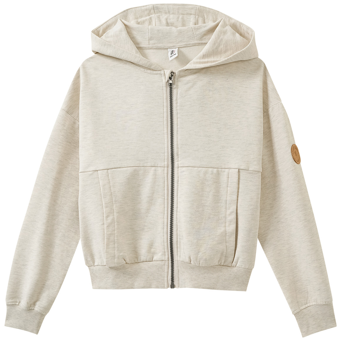 Sweaterjas voor meisjes met applicatie