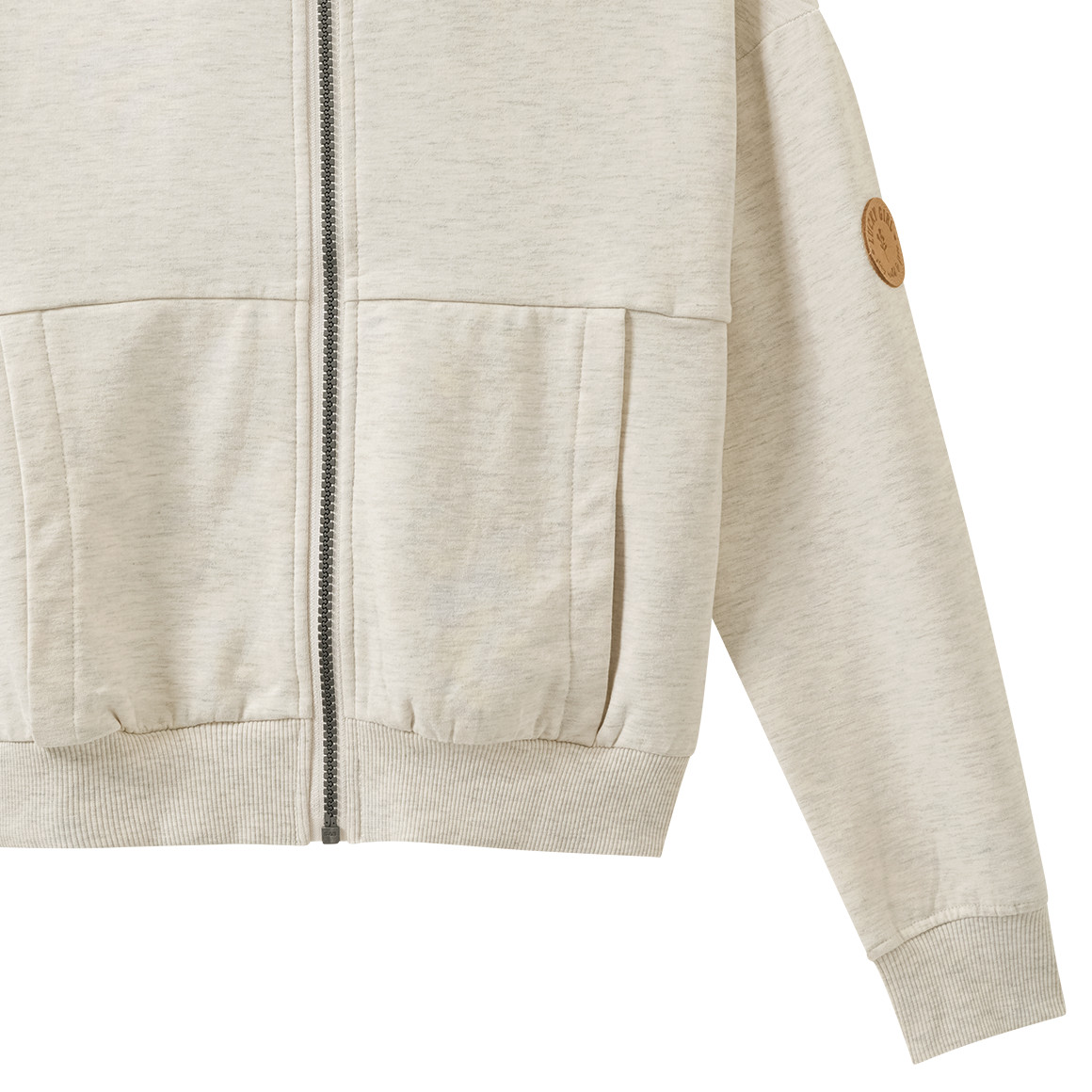 Sweaterjas voor meisjes met applicatie