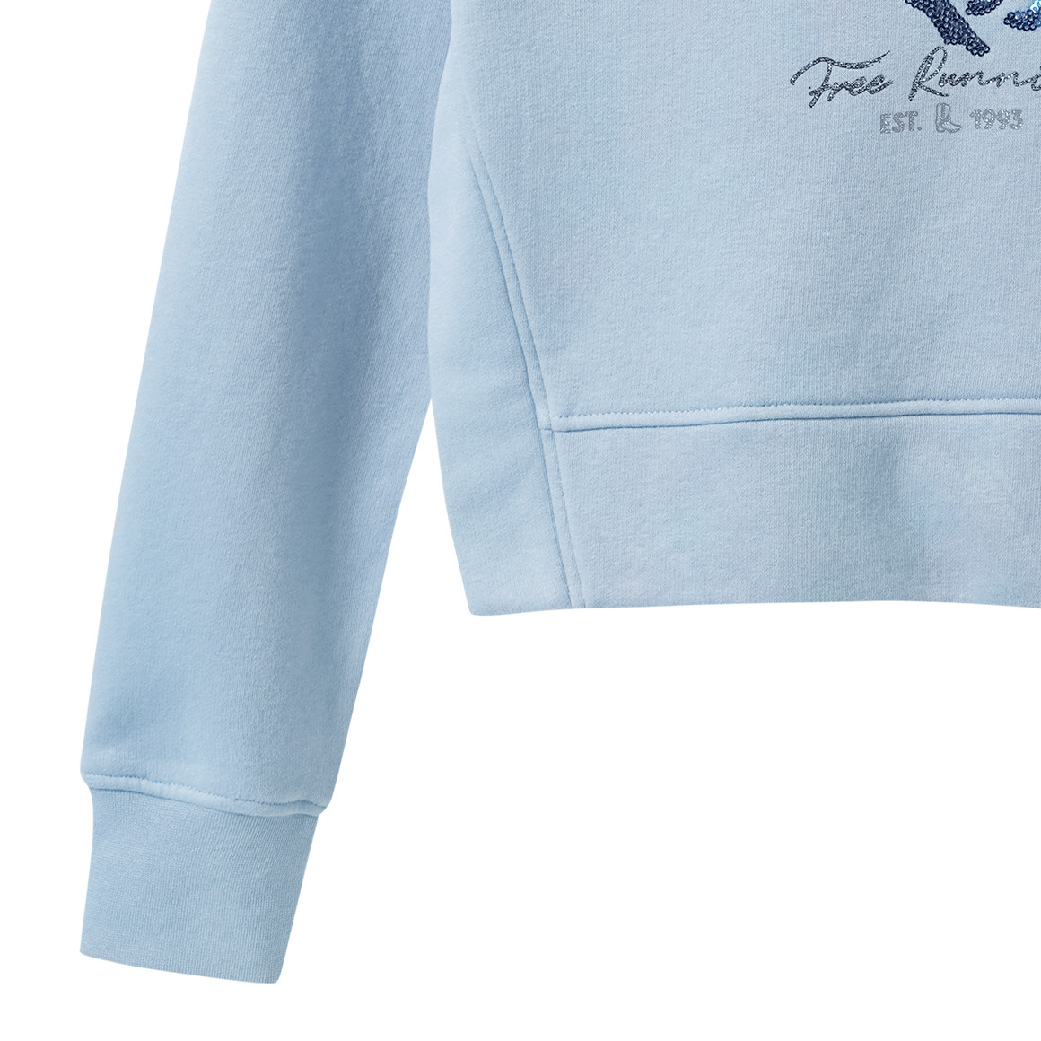 Meisjeshoodie met paardenprint