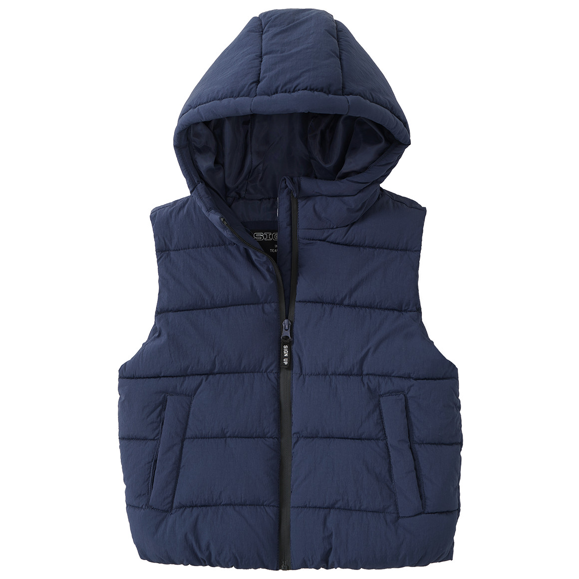 Jungen Steppweste mit Kapuze