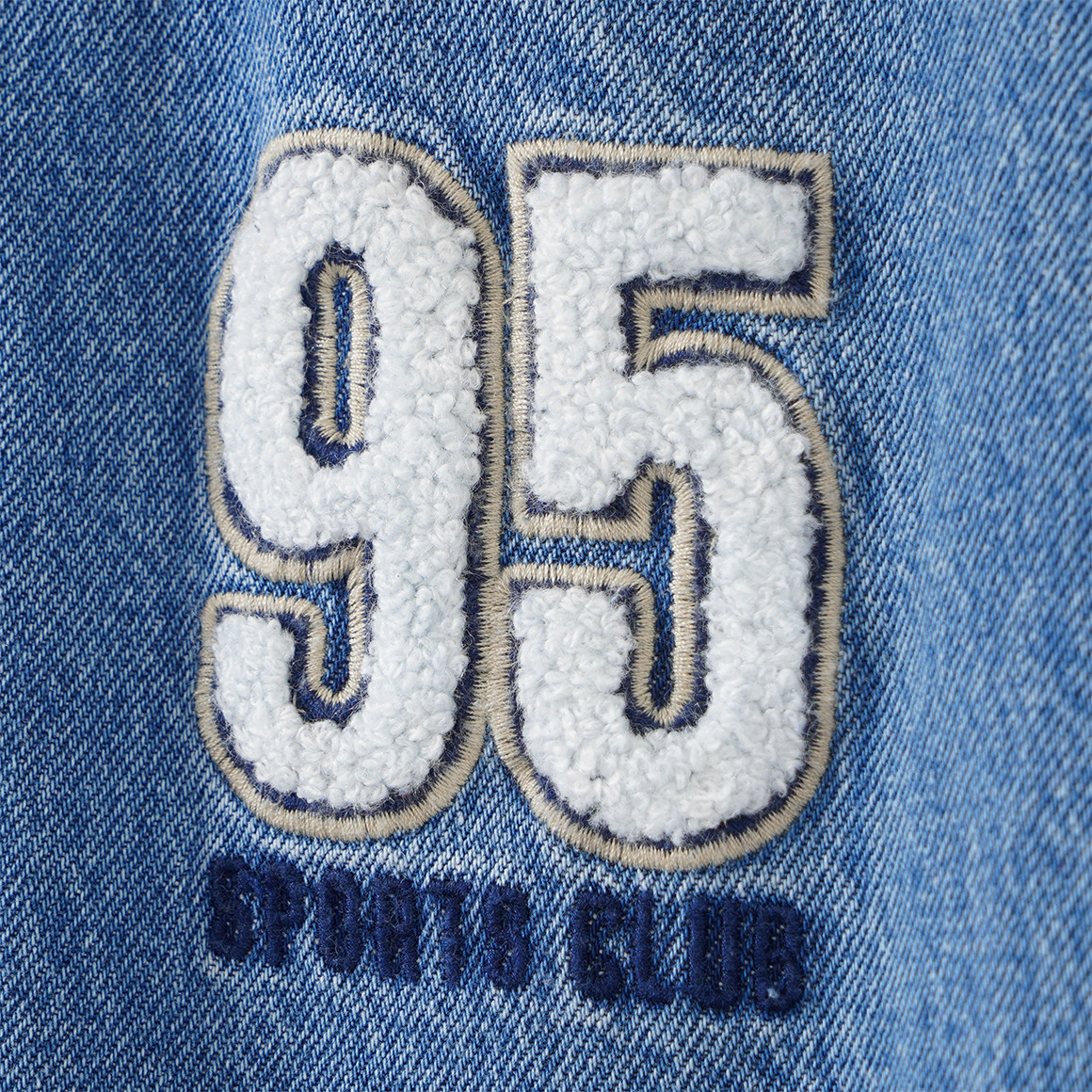 Jungen Jeansjacke mit Kapuze