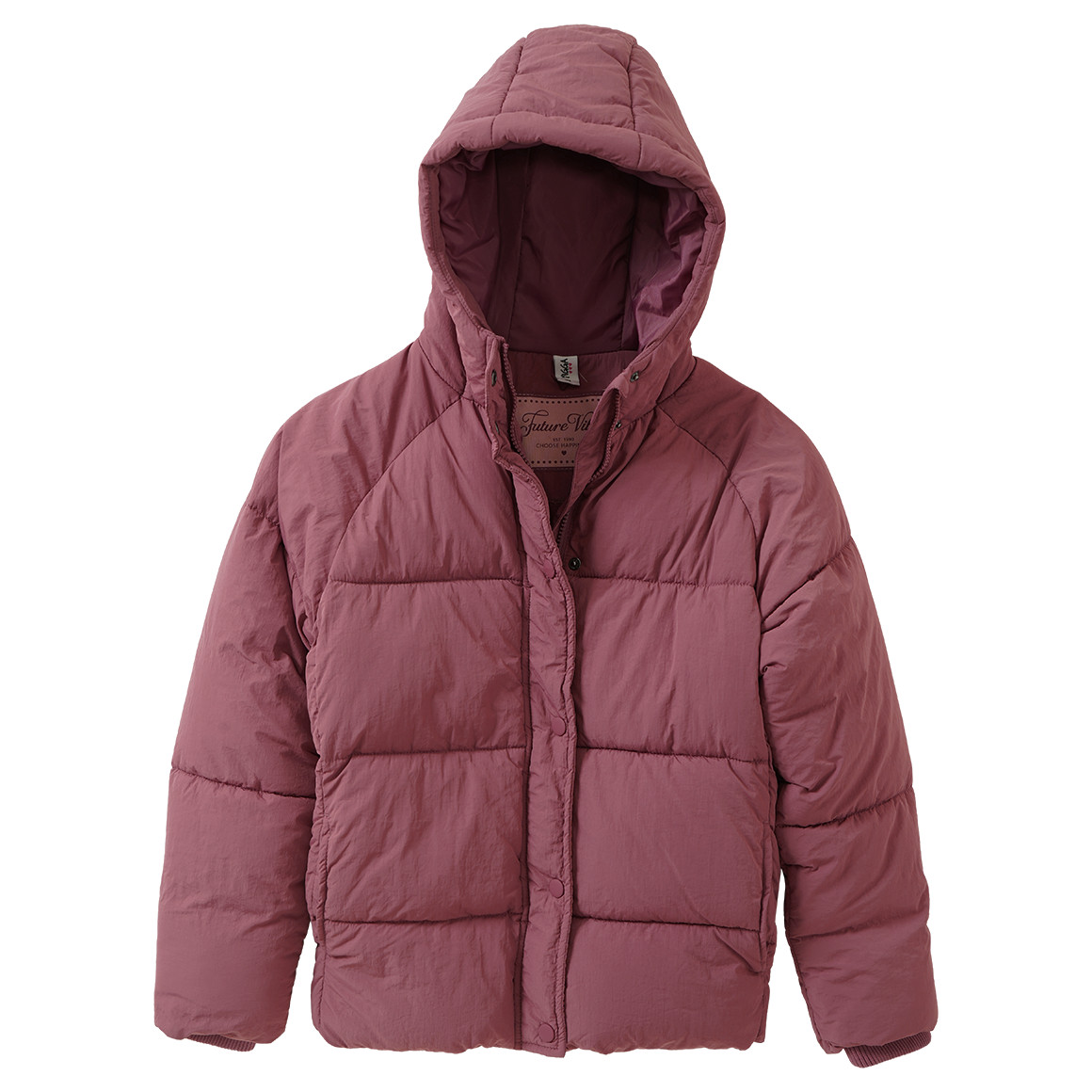 Mädchen Steppjacke mit Kapuze