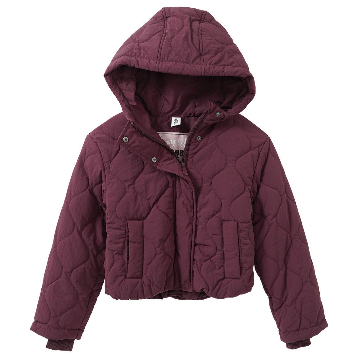 Mädchen Steppjacke mit Kapuze