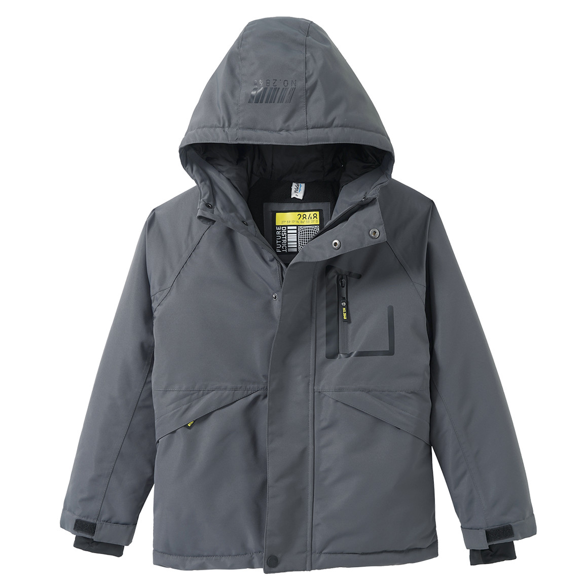 Jungen Schneejacke mit Zippertaschen