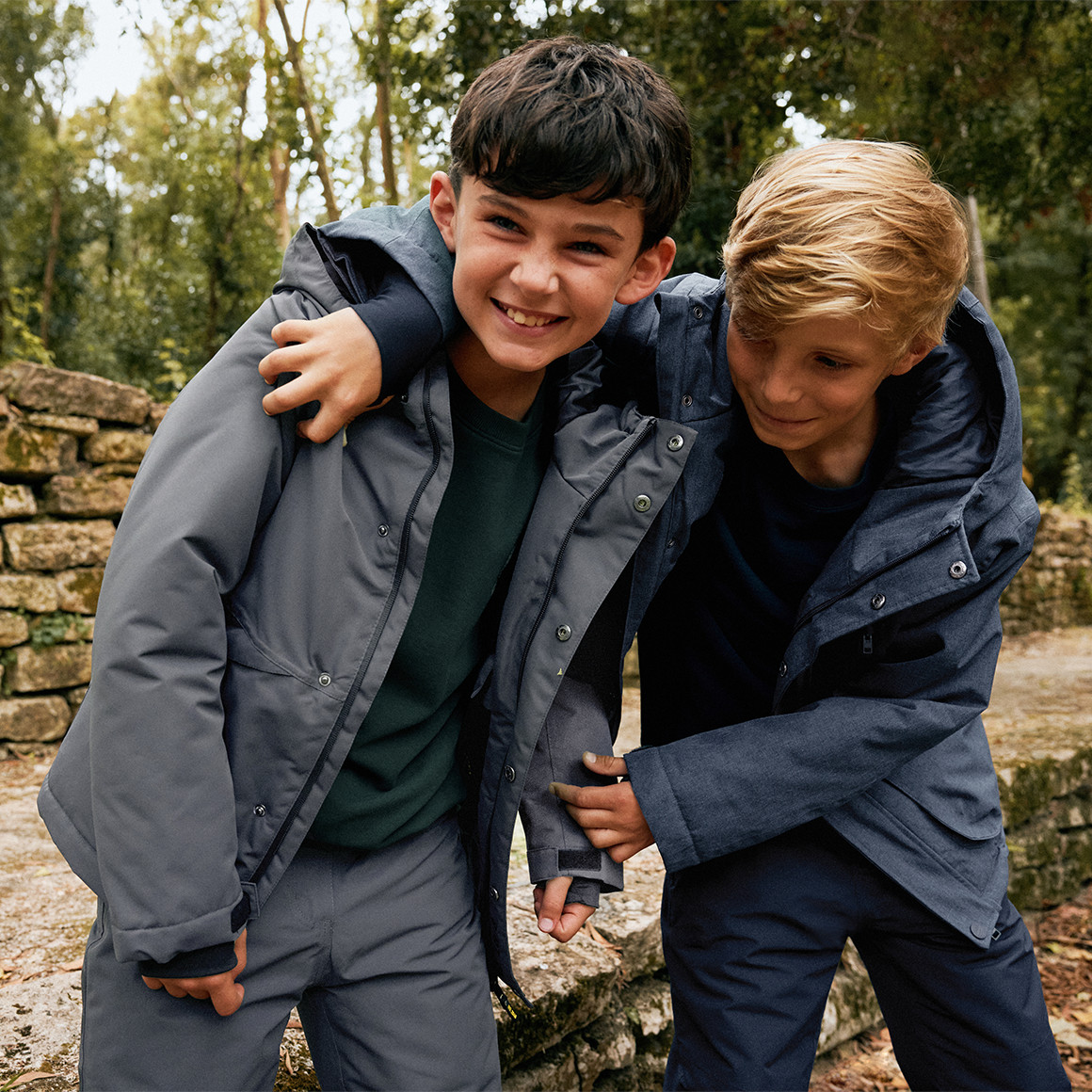 Jungen Schneejacke mit Kapuze
