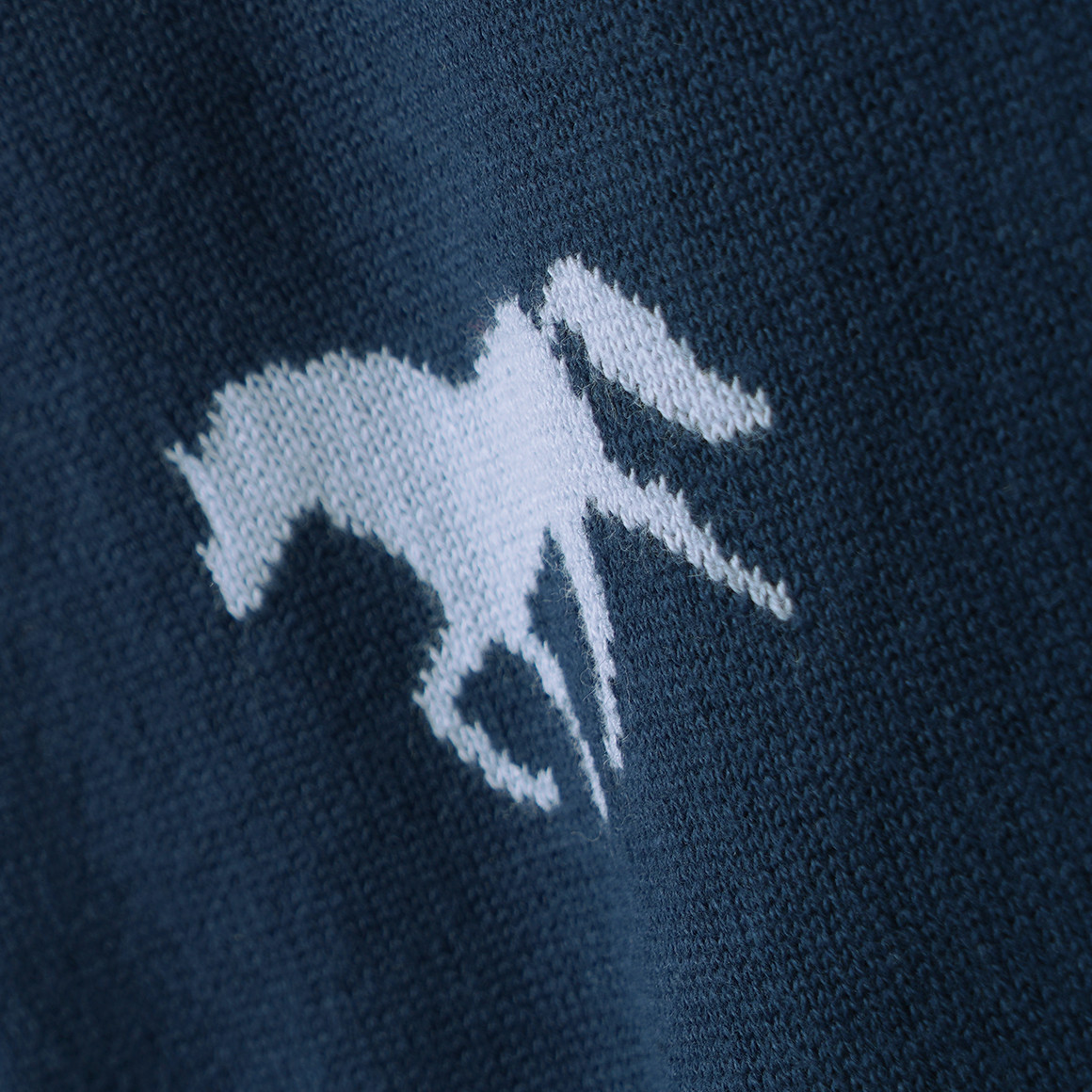 Meisjesvest met paardenprint