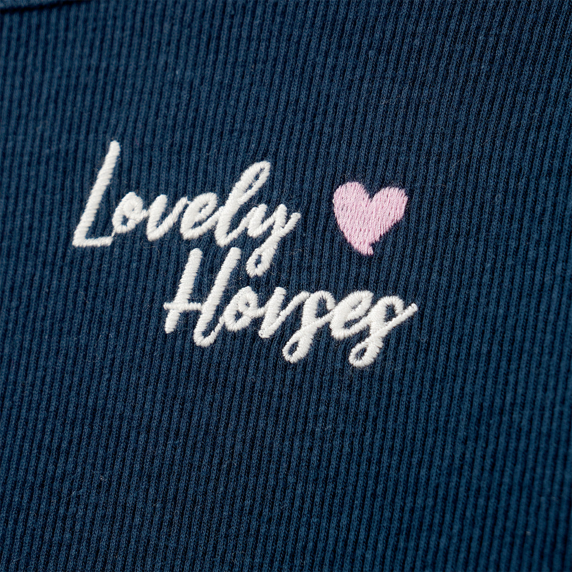 Mädchen Kleid mit Rippstruktur