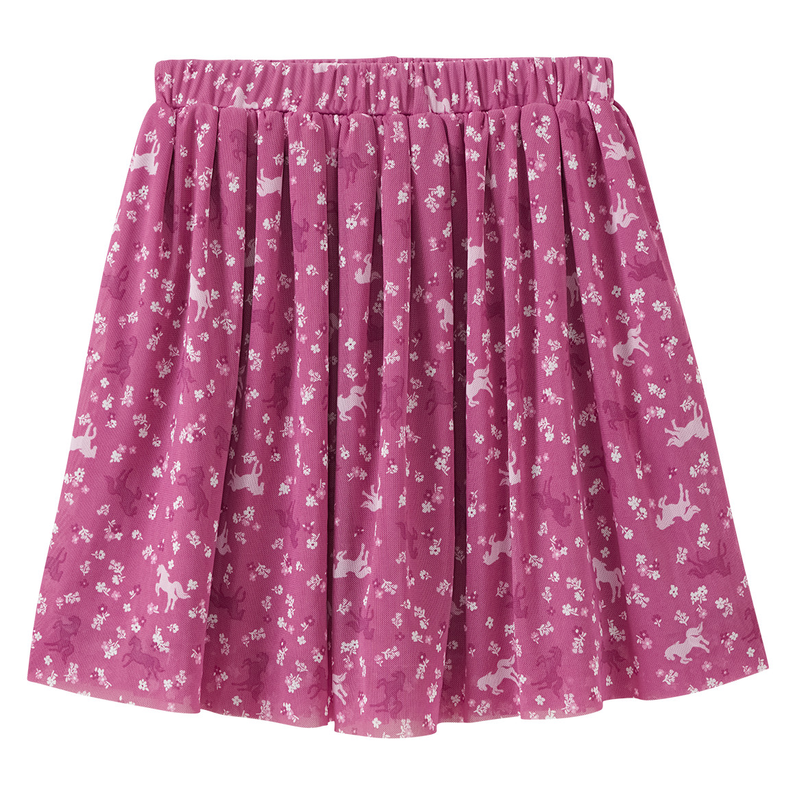 Mädchen Rock mit Pferde-Allover
