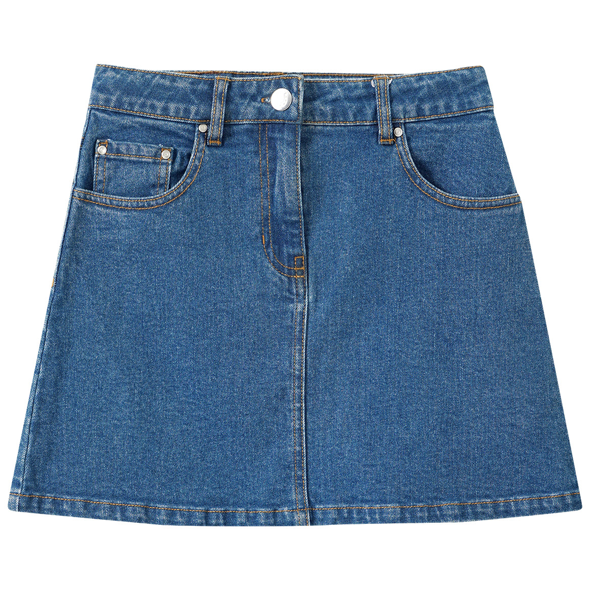 Mädchen Jeansrock im Five-Pocket-Style
