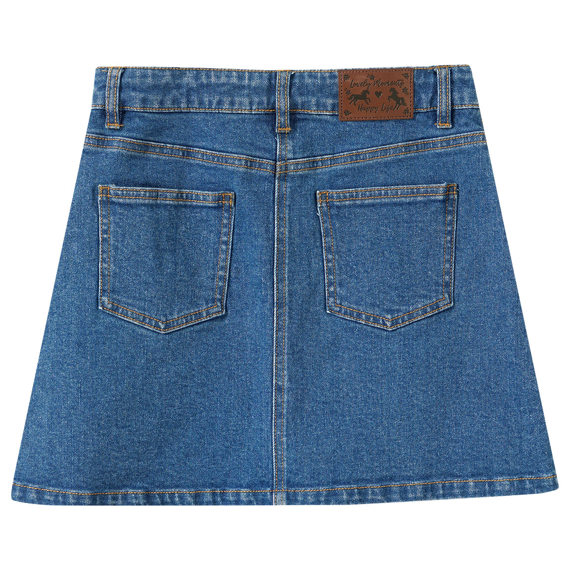 Mädchen Jeansrock im Five-Pocket-Style