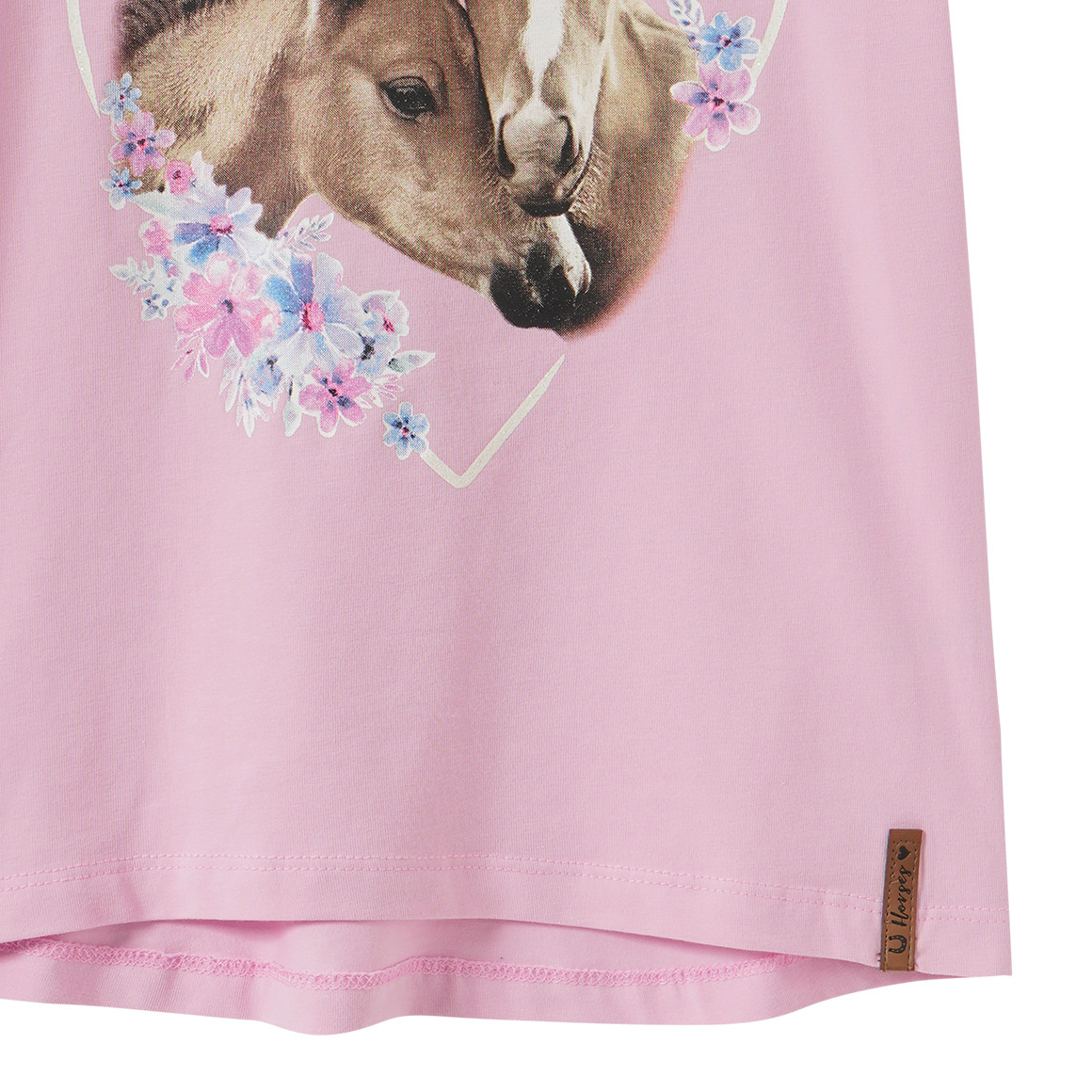 Mädchen T-Shirt mit Pferd-Motiv