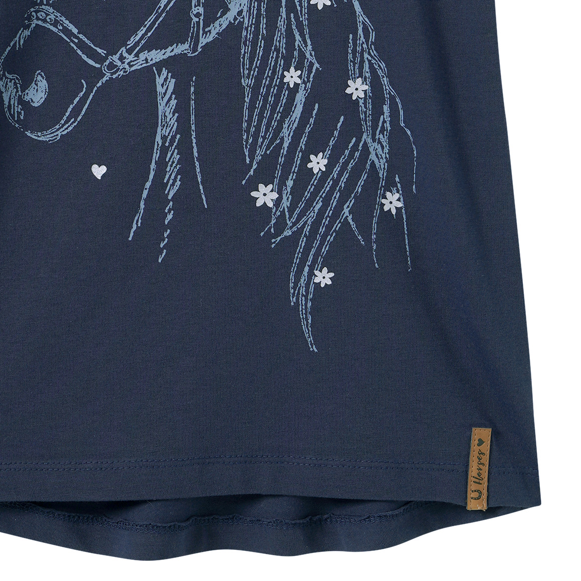 Mädchen T-Shirt mit Pferd-Motiv