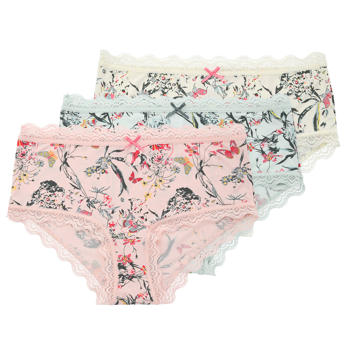 3 Damen Hipster aus Mikrofaser