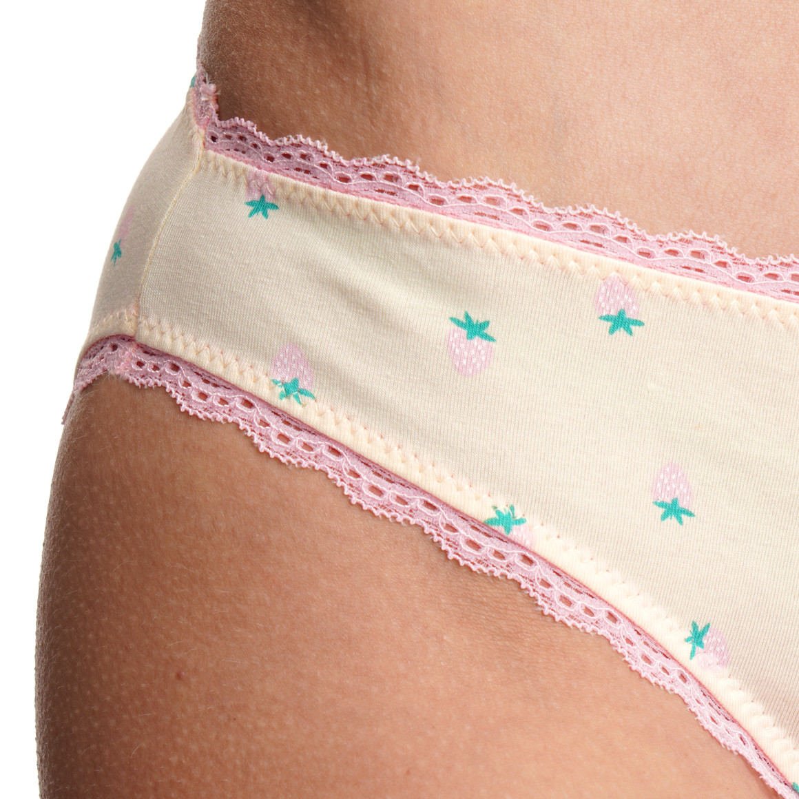 5 Damen Slips in Muster-Mix