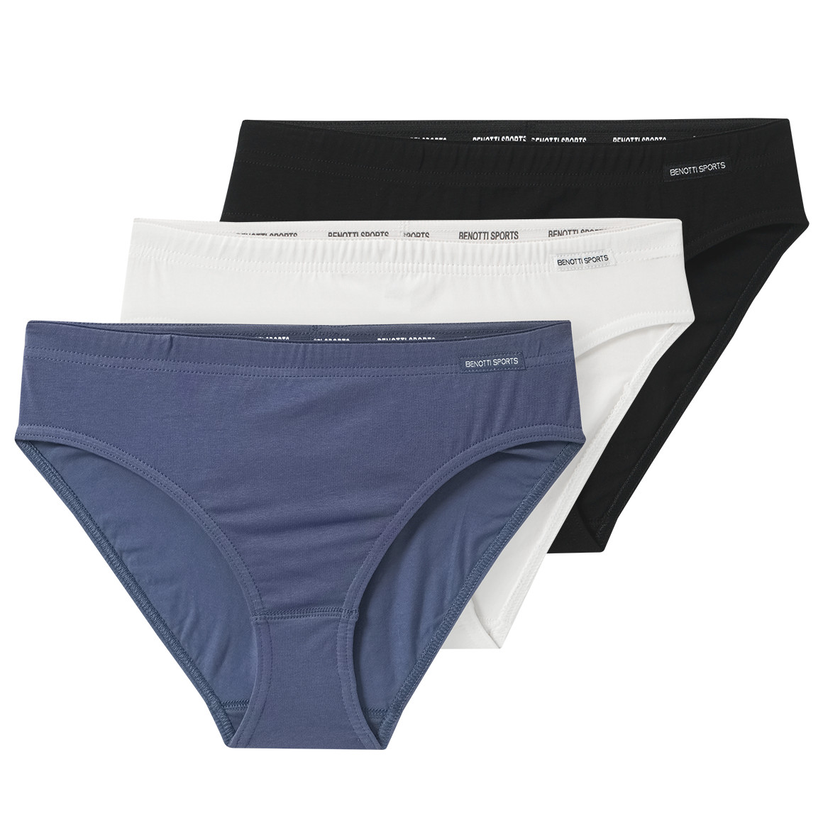 3 Damen Slips in verschiedenen Farben