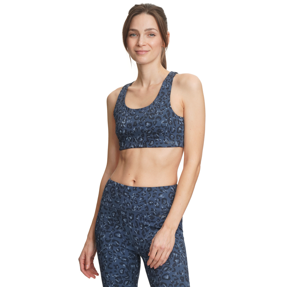 Sportbustier voor dames met luipaardpatroon