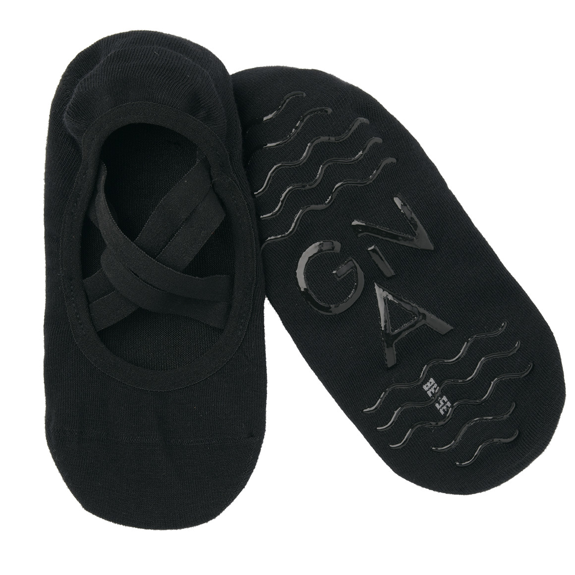 1 Paar Damen Füsslinge mit gummierter Sohle