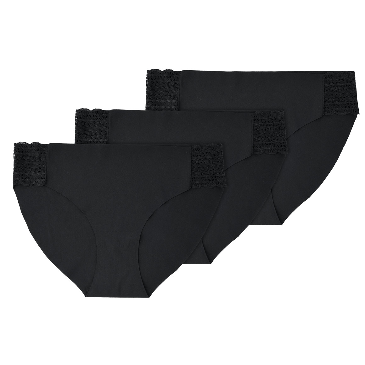 3 Damen Slips mit Spitze