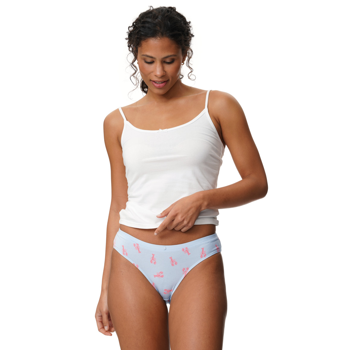 3 Damen Slips mit Bio-Baumwolle