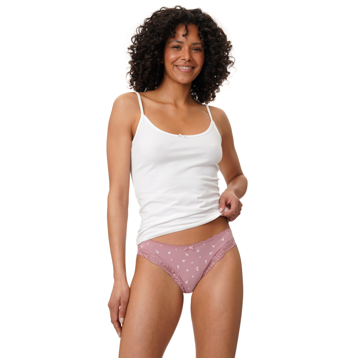 3 Damen Slips mit Spitze