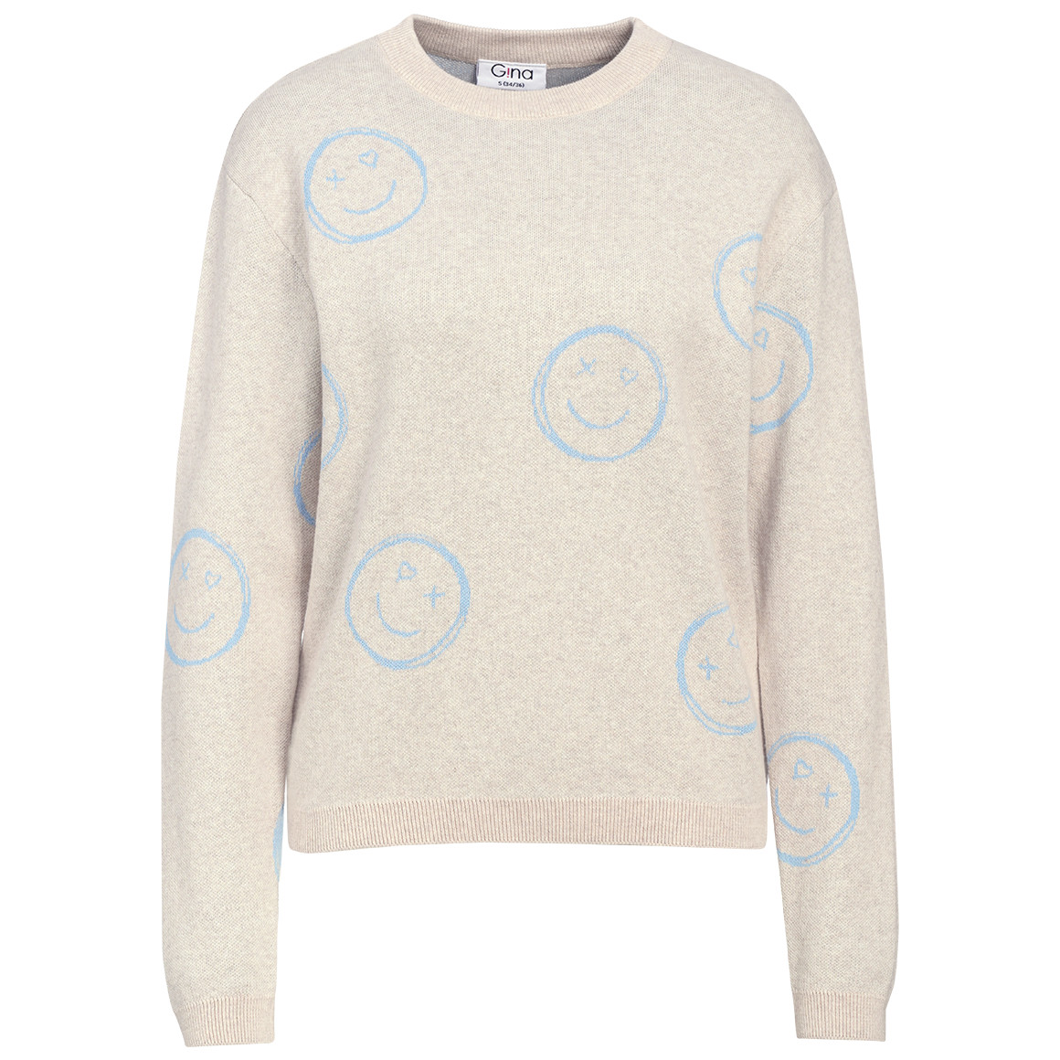 Damen Pullover mit Allover-Print