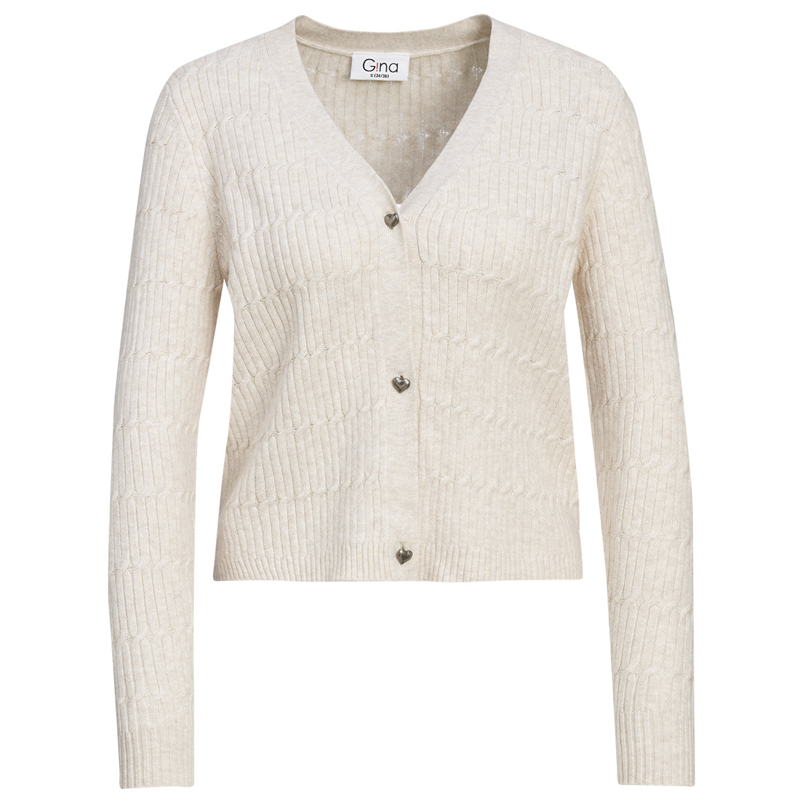 Damen Strickjacke unifarben