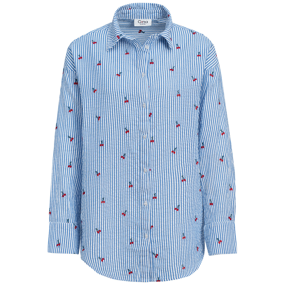 Damen Bluse mit Allover-Stickerei