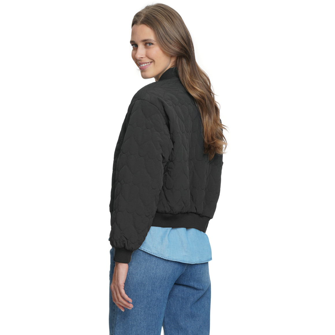 Damen Blouson mit Herz-Steppung
