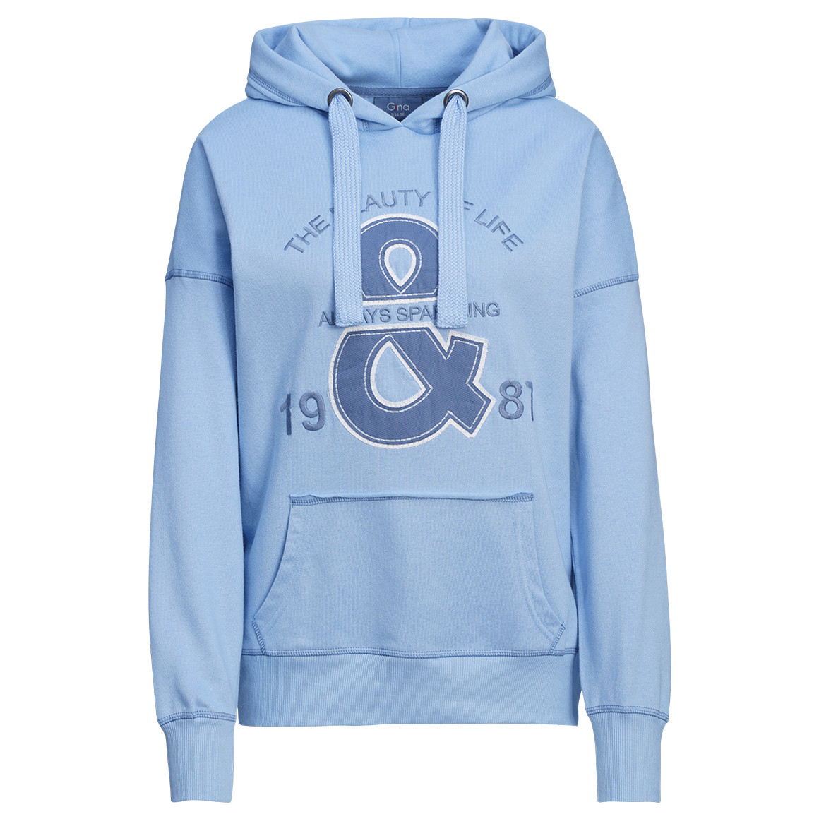 Damen Hoodie mit Stickerei