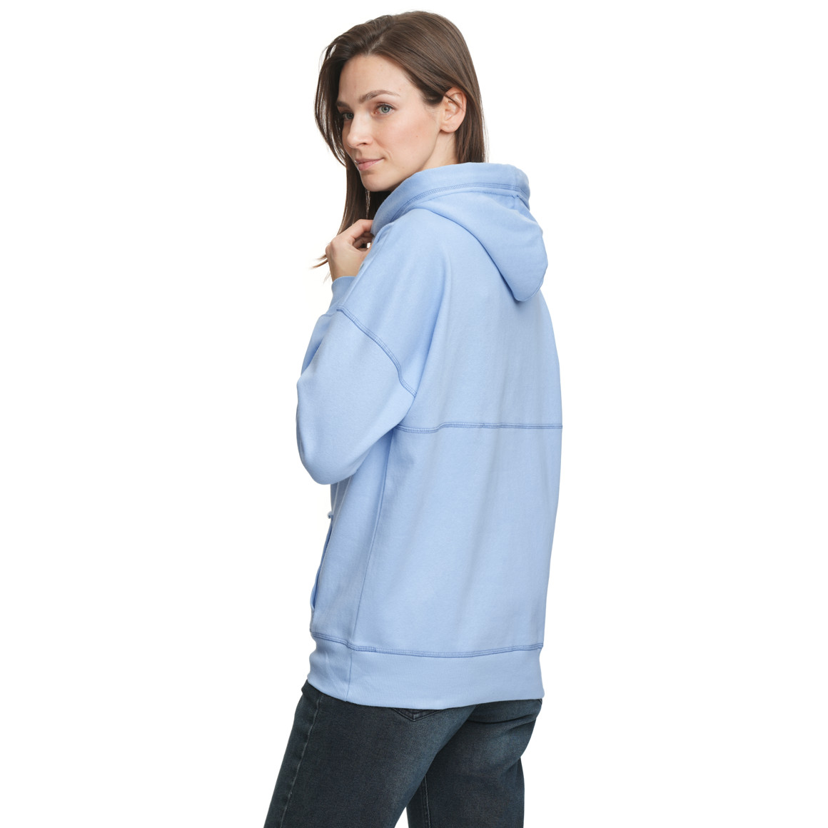 Damen Hoodie mit Stickerei