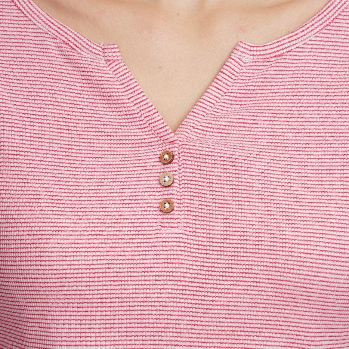 Damen Langarmshirt mit feinen Streifen