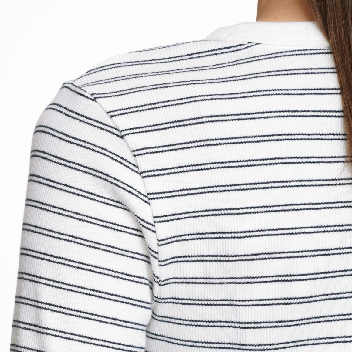 Damen Langarmshirt mit Knopfleiste