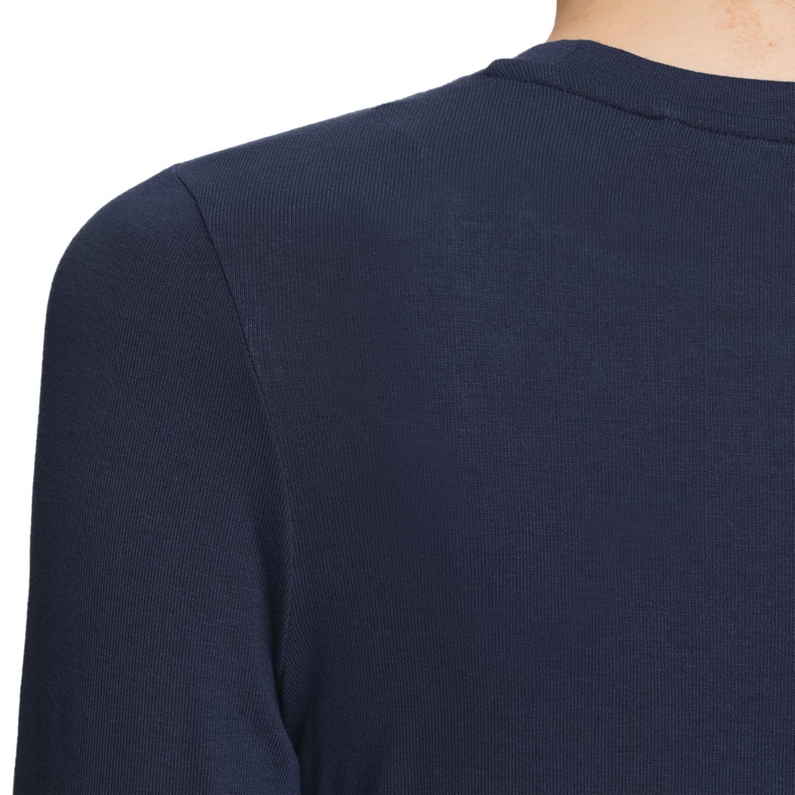 Damen Langarmshirt mit Wellenbündchen