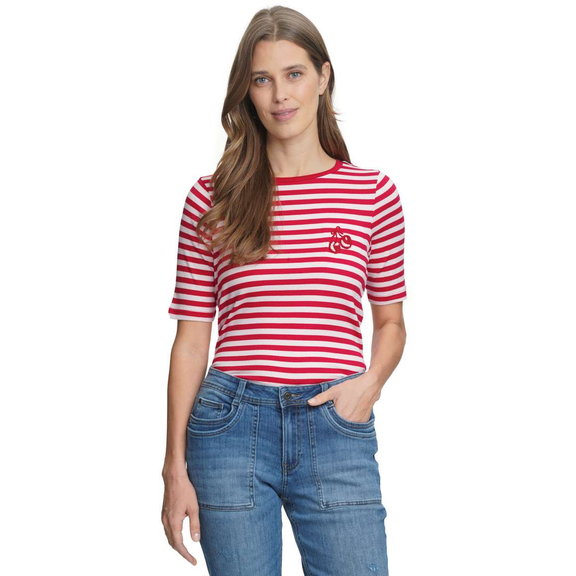 Damen T-Shirt mit Streifen