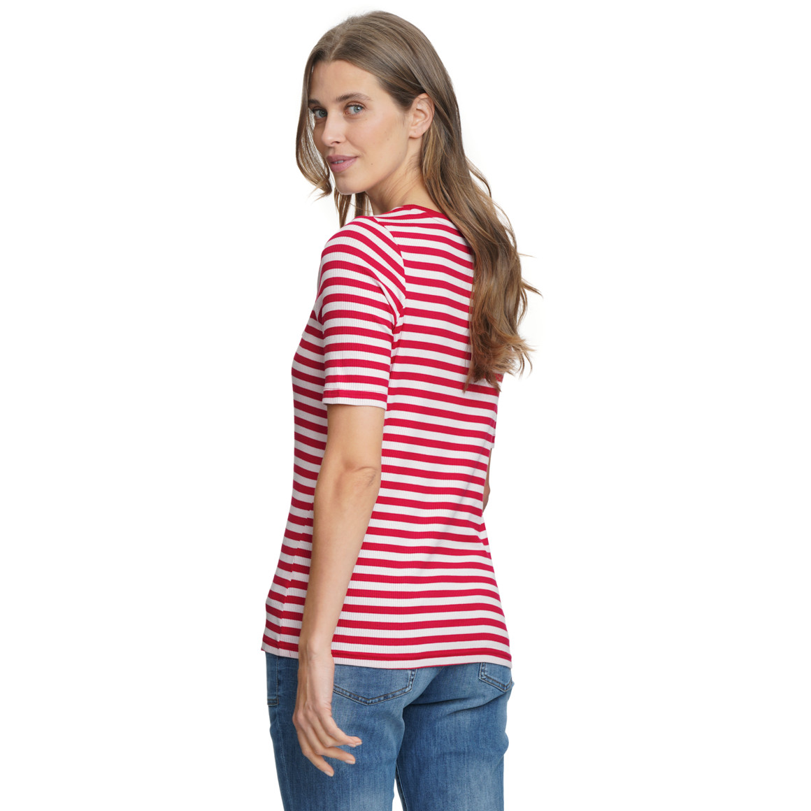 Damen T-Shirt mit Streifen