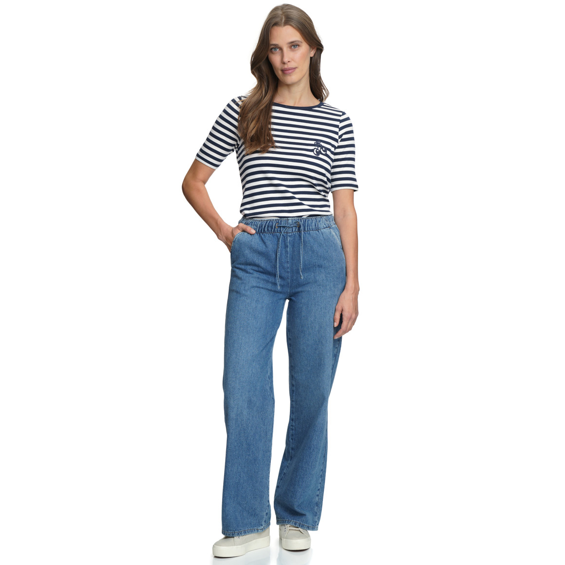 Damen T-Shirt mit Streifen