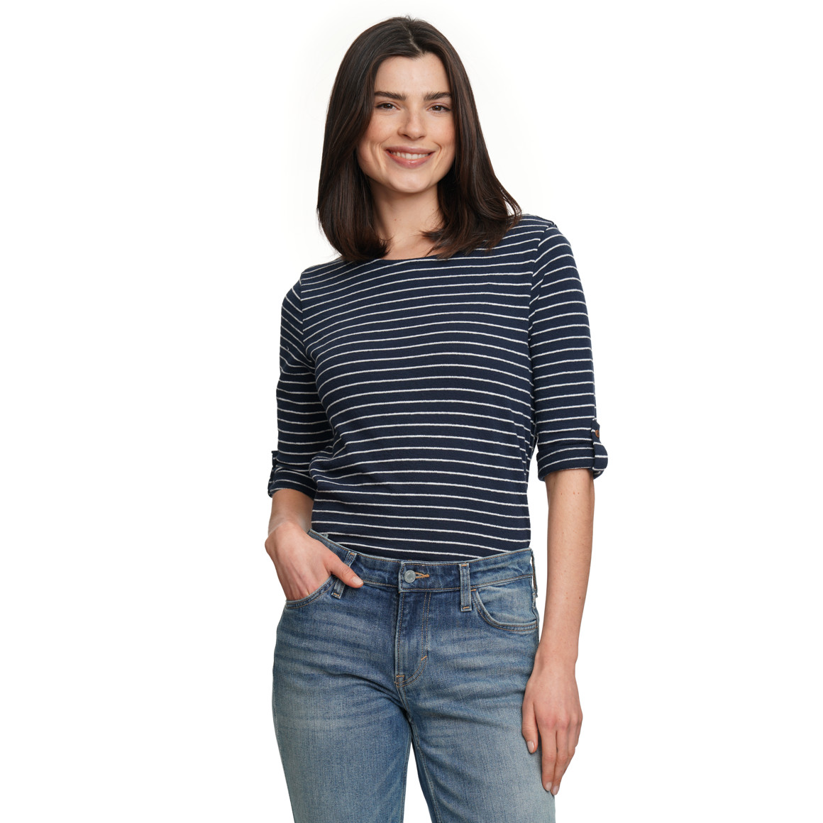 Damen Shirt mit Streifen