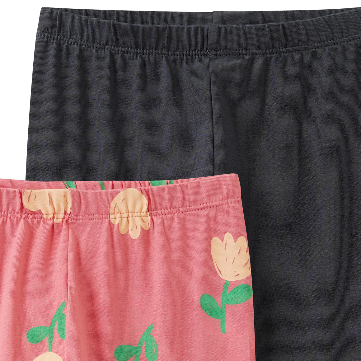 2 Mädchen Leggings im Set