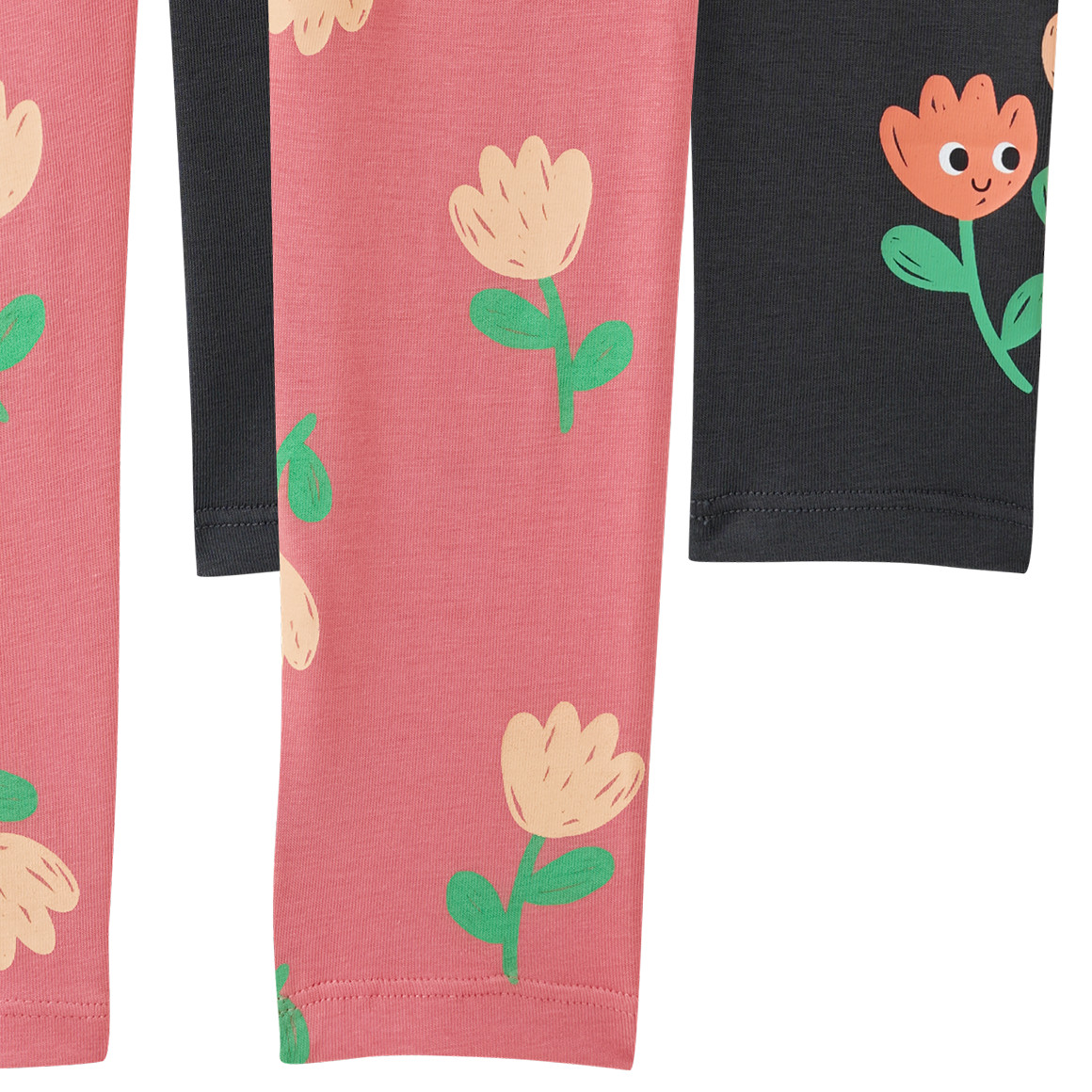 2 Mädchen Leggings im Set